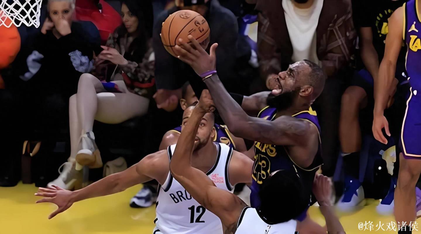 詹姆斯29+8里夫斯38分 湖人无浓眉仍胜篮网